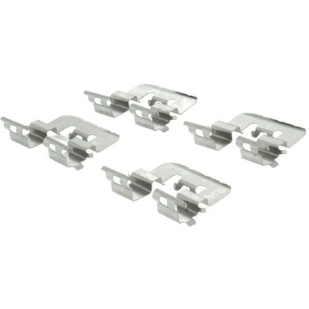 Centric Posi Quiet Ceramic Brake Pads with Shims and Hardware , Posi Quiet 105.12842 105.12842
